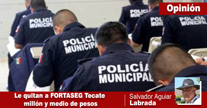LE QUITAN A FORTASEG TECATE MILLÓN Y MEDIO DE PESOS