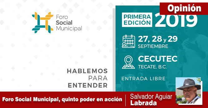 FORO SOCIAL MUNICIPAL, QUINTO PODER EN ACCIÓN