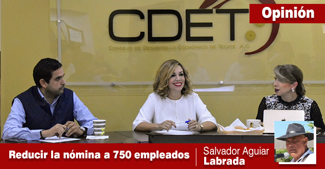 REDUCIR LA NÓMINA A 750 EMPLEADOS: ZULEMA ADAMS