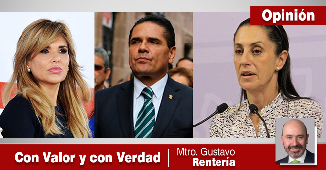 PAVLOVICH, SHEINBAUM Y AUREOLES