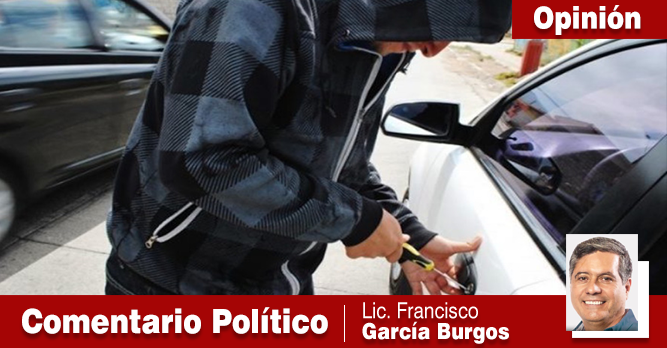 DELITOS EN UN DÍA PROMEDIO EN BC, 1ª. PARTE: ROBO DE VEHÍCULO.