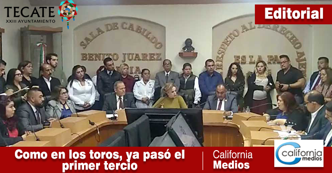 COMO EN LOS TOROS YA PASÓ EL PRIMER TERCIO