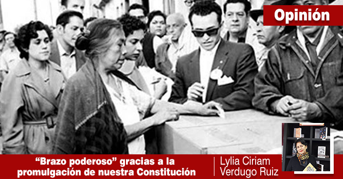 “BRAZO PODEROSO” GRACIAS A LA PROMULGACIÓN DE NUESTRA CONSTITUCIÓN