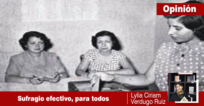 Sufragio efectivo, para todos