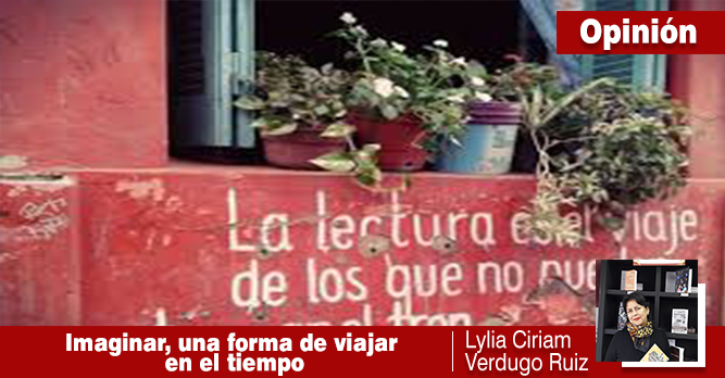 Imaginar una forma de viajar en el tiempo.