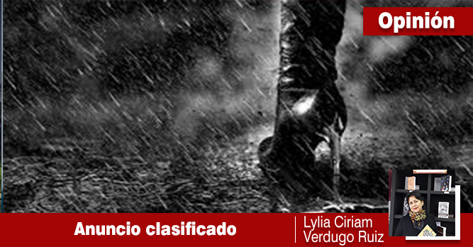 Anuncio clasificado.   Con referencias.